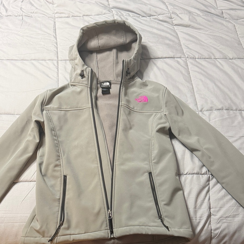 The North Face Women's Tan Hooded Ski Jacket